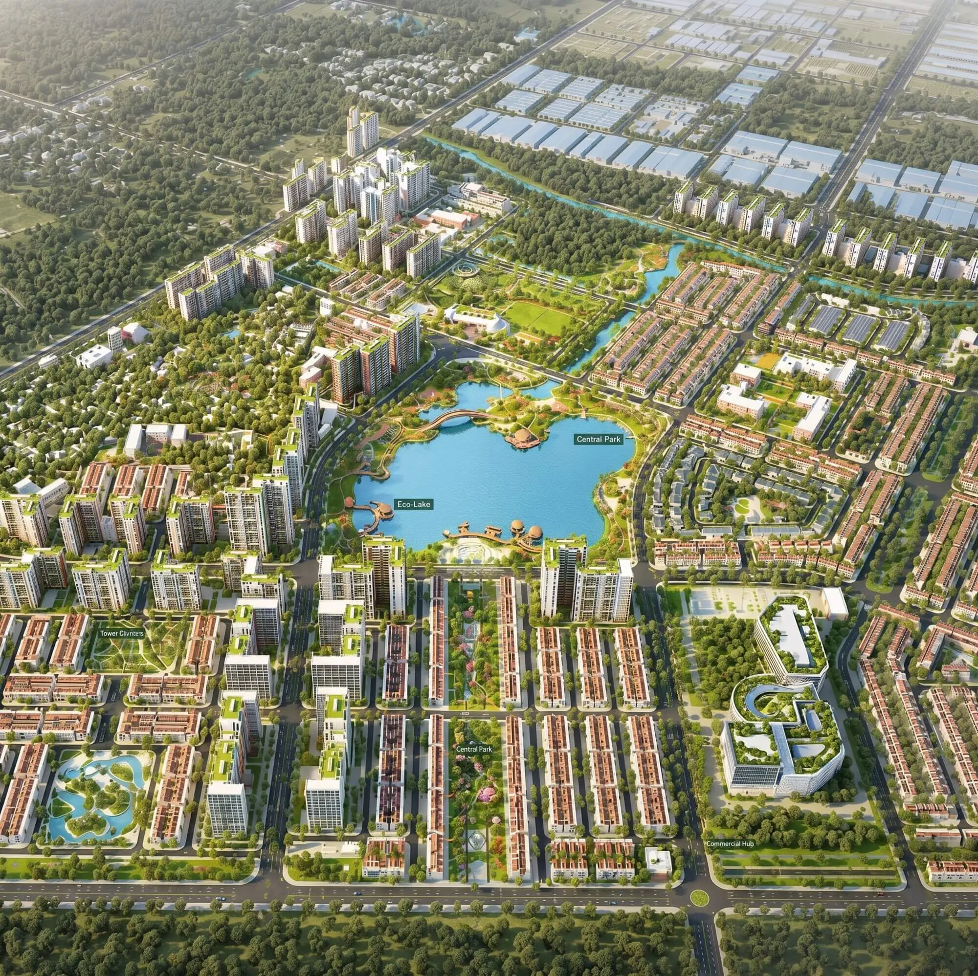 Phối cảnh tổng mặt bằng Forestia Park Phố Nối với các phân khu căn hộ, biệt thự, shophouse và hồ điều hòa trung tâm. Phối cảnh tổng mặt bằng Forestia Park Phố Nối với các phân khu căn hộ, biệt thự, shophouse và hồ điều hòa trung tâm.